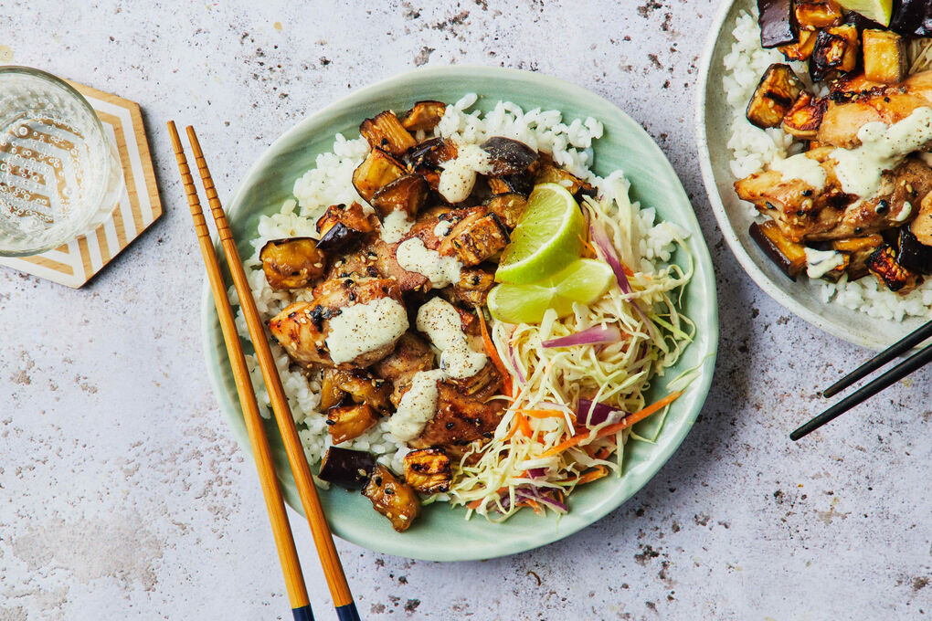 kelezatan Rice bowl chicken mayonnaise